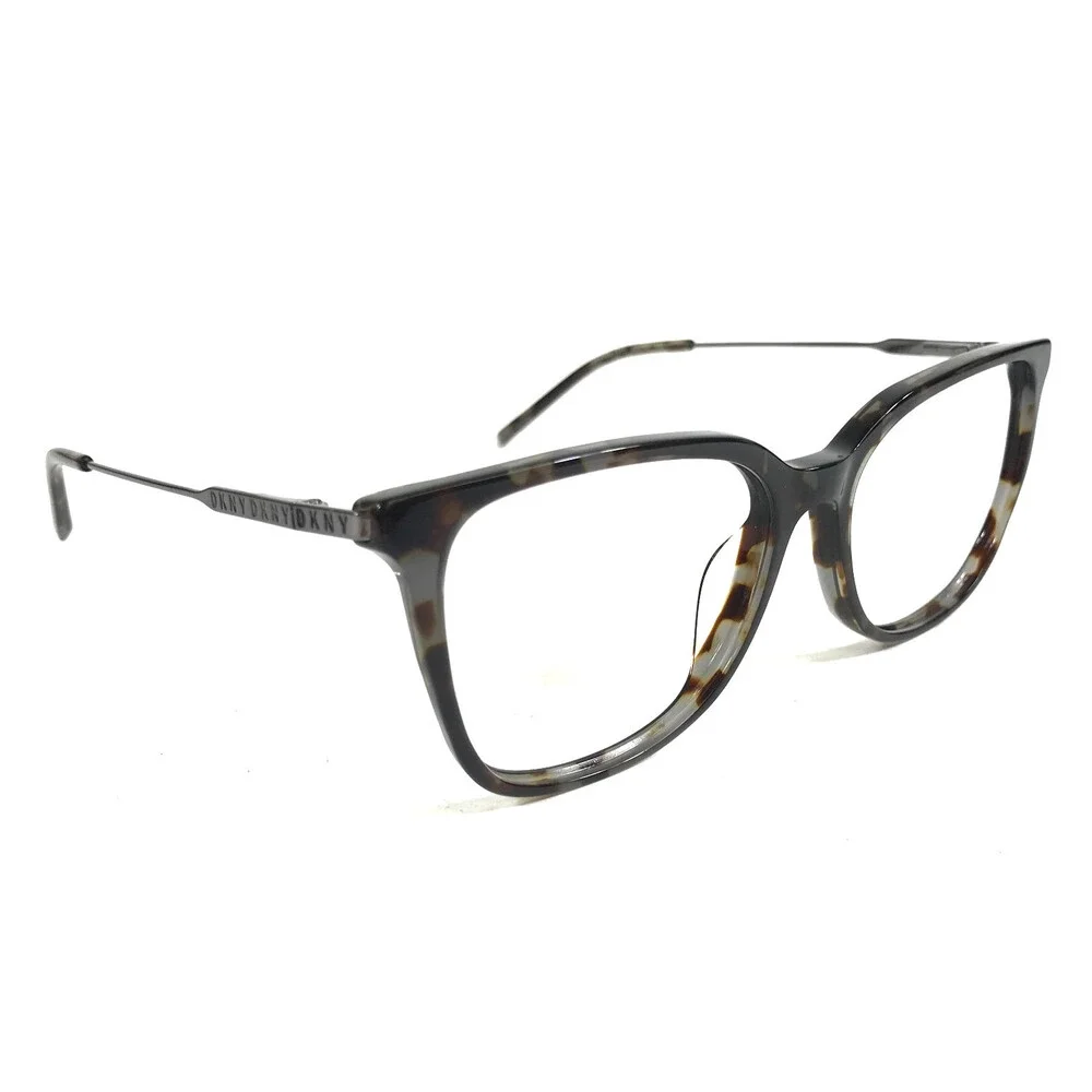 DKNY Eyeglasses Frames DK7004 015 Gray Tortoise Square Full Rim 53-16-135